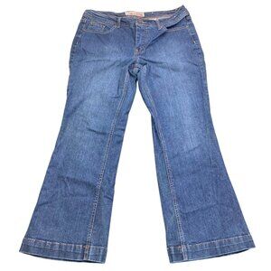 Faded Glory Jeans Womens Size 12 P Denim Classic Stretch Flare Stretch Bootcut